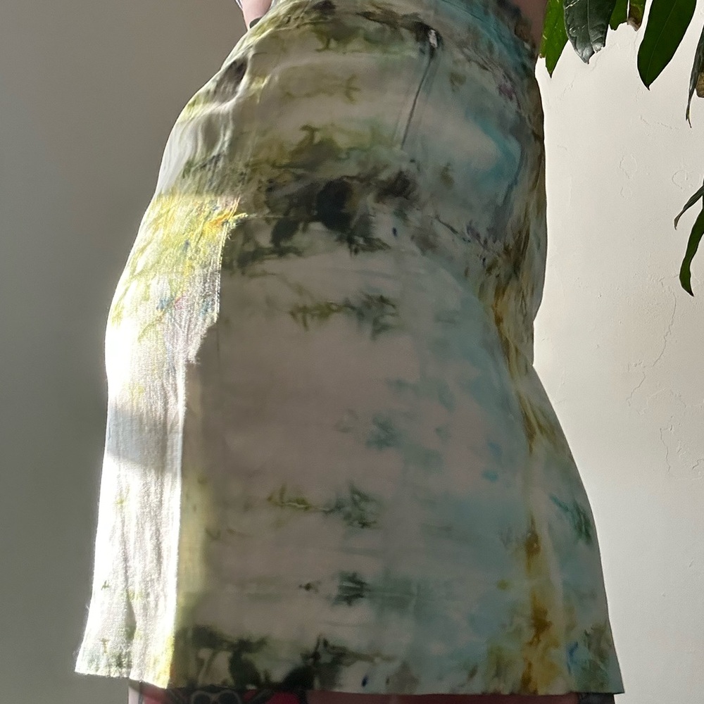VTG Michael Kors Tie-Dye A-Line Skirt
